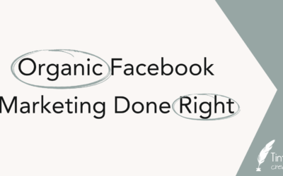 Organic Facebook Marketing Done Right